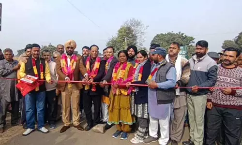 Gharu, टोनी ने घराना डबल-लेन सड़क परियोजना का शुभारंभ किया