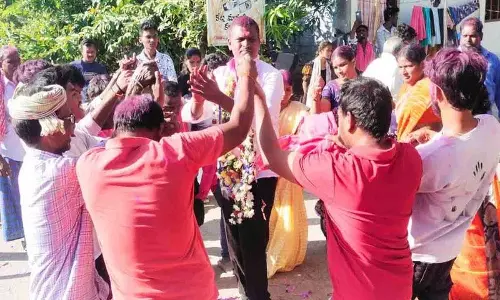 पेड्डानापल्ली में BRS की जीत का जश्न