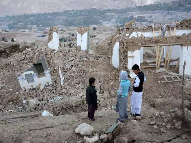 Afghanistan में 4.1 तीव्रता का भूकंप आया। Afghanistan में 4.1 तीव्रता का भूकंप आया।