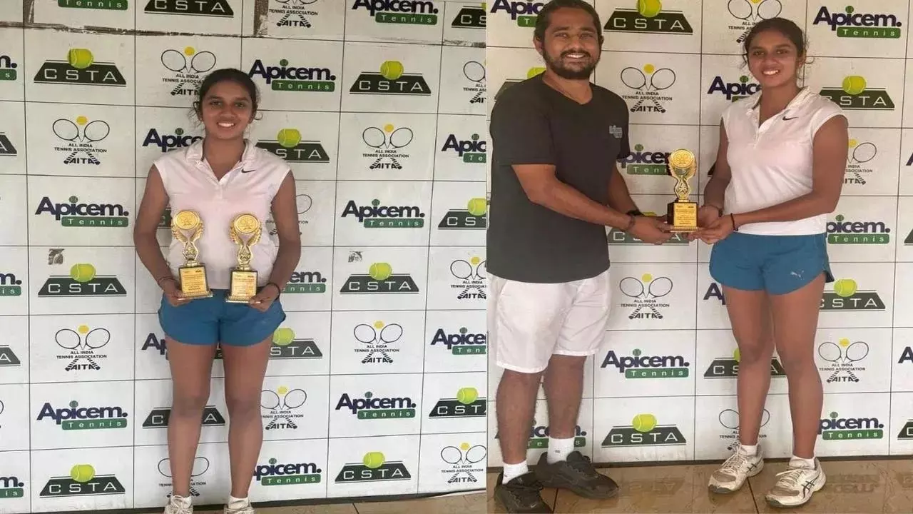 Tennis Tournament में छग की तनिष्का ने मारी बाजी Tennis Tournament में छग की तनिष्का ने मारी बाजी