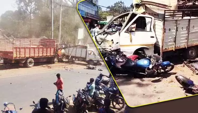 सुनाबेड़ा में NH-26 पर ट्रक ब्रेक फेल होने से बड़ा हादसा हुआ सुनाबेड़ा में NH-26 पर ट्रक ब्रेक फेल होने से बड़ा हादसा हुआ