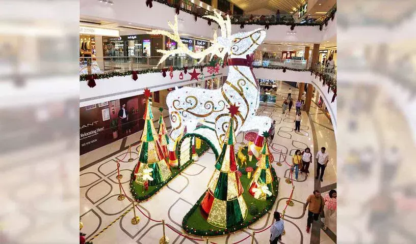 Inorbit Mall साइबराबाद ने यूरोपियन स्टाइल की सजावट के साथ क्रिसमस का स्वागत किया