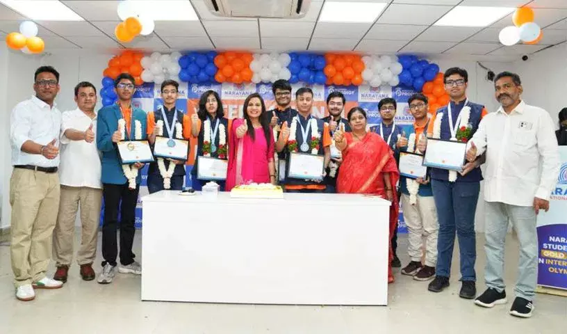 Narayana के छात्र भारत के 2025 ओलंपियाड में सफलता पाने वालों में से लगभग आधे हैं