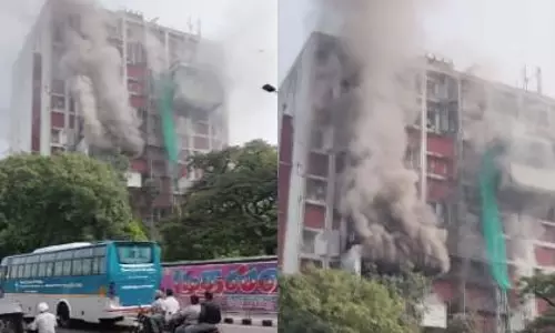 चेन्नई: अन्ना सलाई पर BSNL ऑफिस में आग लगी