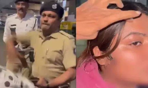 Ahmedabad: पुलिसकर्मी ने महिला को थप्पड़ मारा, आईडी गिरने के कारण विवाद