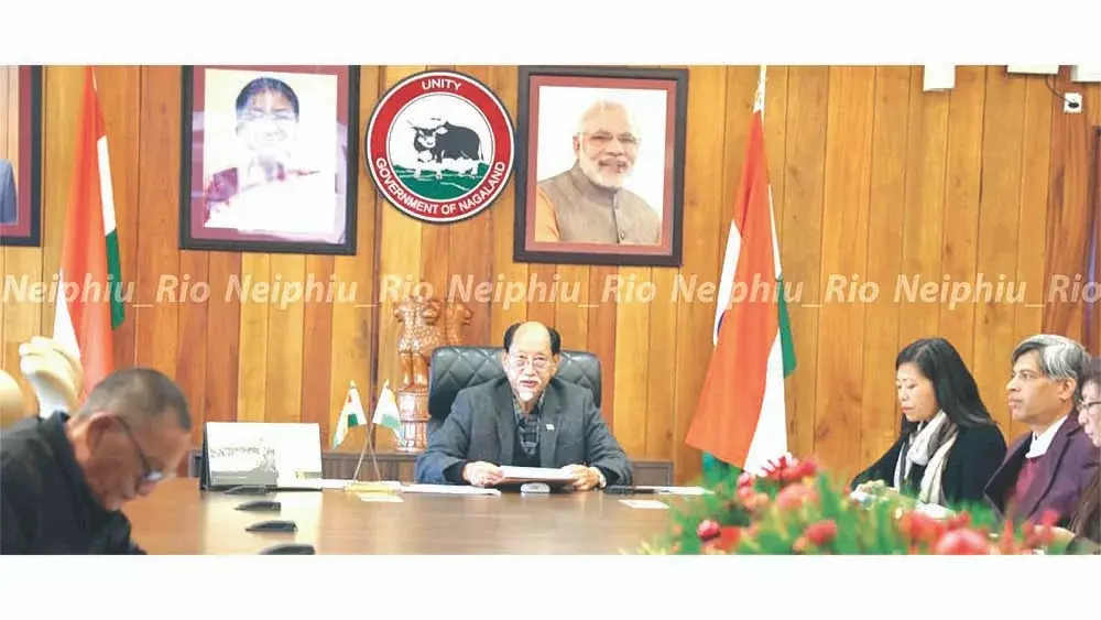 Nagaland : सीएम ने हथकरघा और हस्तशिल्प पर बैठक बुलाई