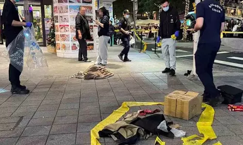 Taipei में चाकू से हमला और स्मोक बम: गुंडे ने मचाई तबाही