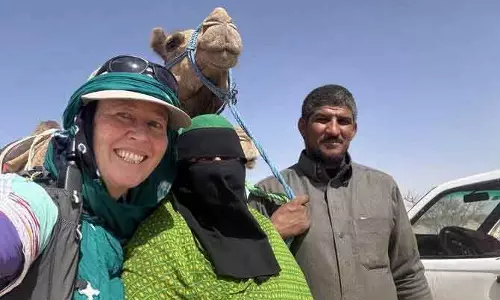 ऐतिहासिक उपलब्धि, Saudi Arabia को पैदल पार करने वाली पहली इंसान बनीं एलिस मॉरिस