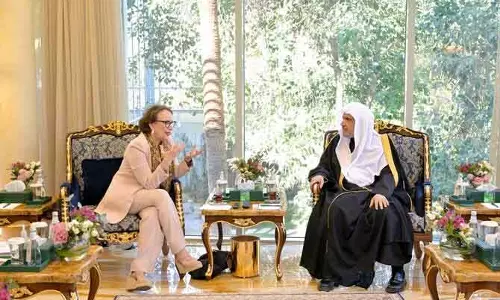 Riyadh मुस्लिम वर्ल्ड लीग के प्रमुख और UNCTAD सचिव की मुलाकात