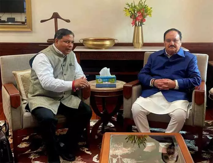 सैट ने नड्डा से मुलाकात की, J&K के सामाजिक-राजनीतिक हालात पर चर्चा की सैट ने नड्डा से मुलाकात की, J&K के सामाजिक-राजनीतिक हालात पर चर्चा की