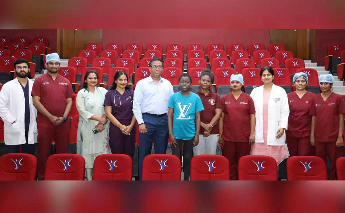 Hyderabad में इलाज से ज़ाम्बिया की नर्स ने खतरनाक कैंसर को हराया Hyderabad में इलाज से ज़ाम्बिया की नर्स ने खतरनाक कैंसर को हराया
