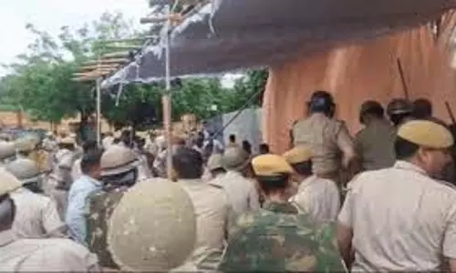 Bhilwara: गोवंश के अवशेष मिलने के बाद इलाके में तनाव