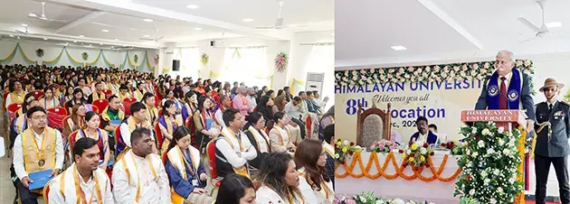 Arunachal: HU में 8वां दीक्षांत समारोह हुआ, 621 ग्रेजुएट को डिग्रियां मिलीं