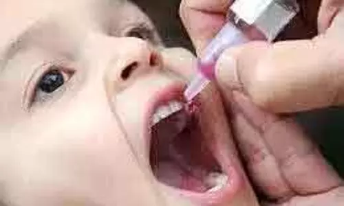 J&K में आज 11 लाख से ज़्यादा बच्चों को पोलियो की दवा पिलाई जाएगी।