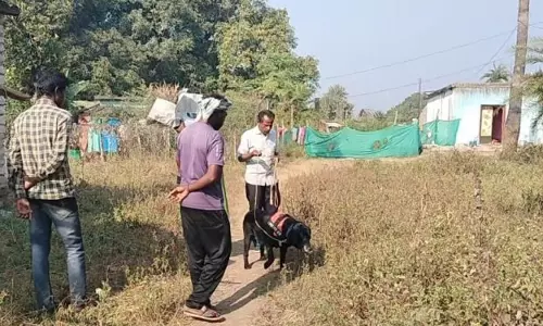 Rayagada में एक बुजुर्ग महिला का जला हुआ शव मिला