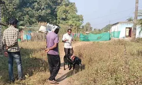 Rayagada में एक बुजुर्ग महिला का जला हुआ शव मिला।
