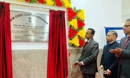 सीजे ने Hiranagar में नवनिर्मित कोर्ट कॉम्प्लेक्स का उद्घाटन किया सीजे ने Hiranagar में नवनिर्मित कोर्ट कॉम्प्लेक्स का उद्घाटन किया