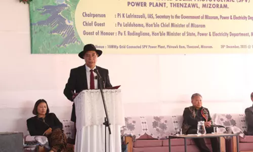 Mizoram ने 5 साल के लिए बिजली टैरिफ फ्रीज किया Mizoram ने 5 साल के लिए बिजली टैरिफ फ्रीज किया