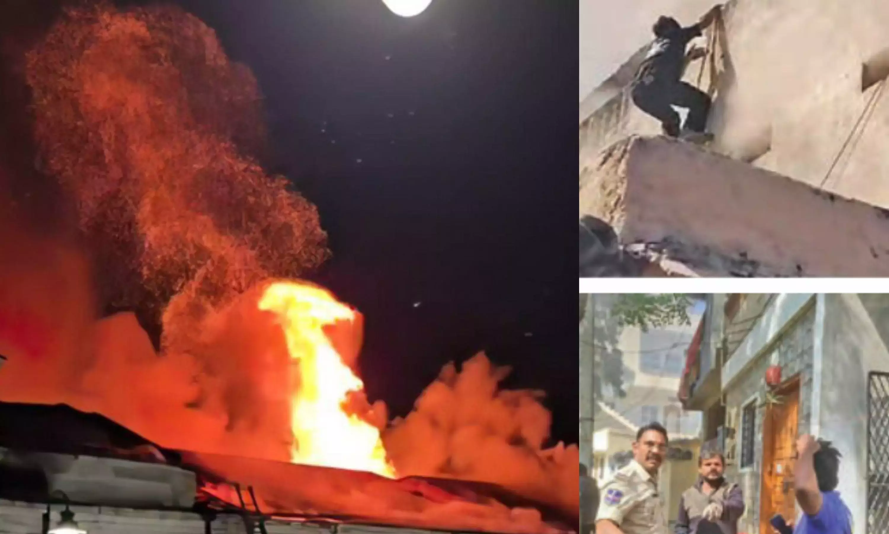 Police ने नल्लाकुंटा में घर में लगी आग में फंसे 7 लोगों को बचाया Police ने नल्लाकुंटा में घर में लगी आग में फंसे 7 लोगों को बचाया