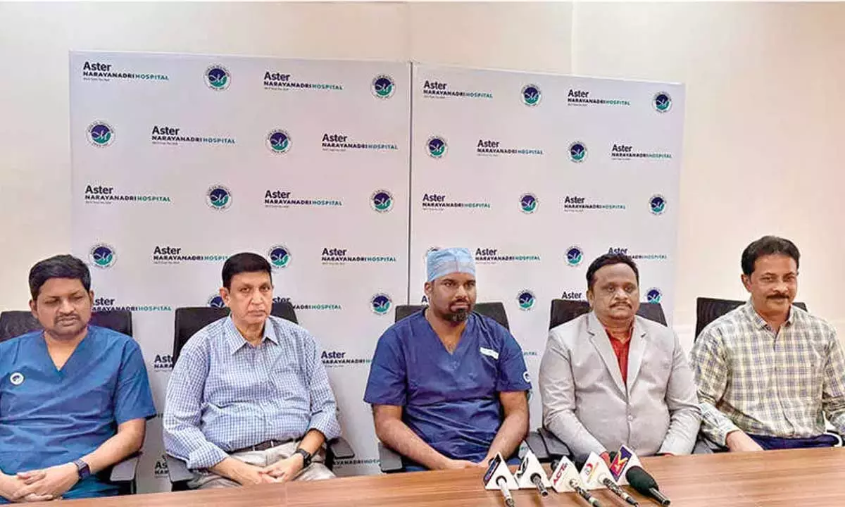 एस्टर नारायणाद्रि हॉस्पिटल ने सफलतापूर्वक 800 CTVS सर्जरी पूरी कीं एस्टर नारायणाद्रि हॉस्पिटल ने सफलतापूर्वक 800 CTVS सर्जरी पूरी कीं
