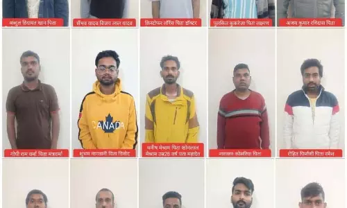 रायपुर दुर्ग बलौदा बाजार और मध्यप्रदेश में पुलिस की रेड, 25 ठग गिरफ्तार