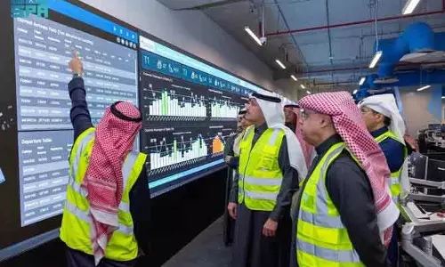 Saudi ट्रांसपोर्ट मंत्री ने रियाद एयरपोर्ट का निरीक्षण किया Saudi ट्रांसपोर्ट मंत्री ने रियाद एयरपोर्ट का निरीक्षण किया