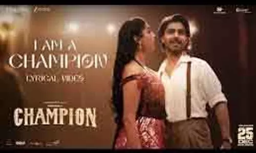 Samantha ने फिल्म चैंपियन का तीसरा सिंगल रिलीज़ किया Samantha ने फिल्म चैंपियन का तीसरा सिंगल रिलीज़ किया