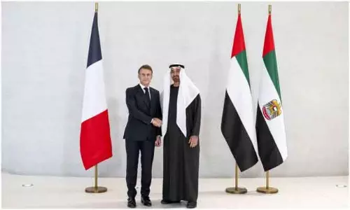 UAE -फ्रांस ऐतिहासिक बैठक: शेख मोहम्मद और मैक्रों ने रणनीतिक संबंधों पर की चर्चा