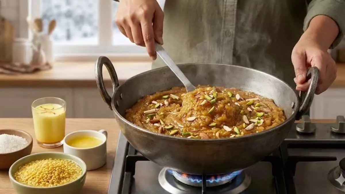 घर पर मूंग दाल Halwa बनाने का खास तरीका घर पर मूंग दाल Halwa बनाने का खास तरीका