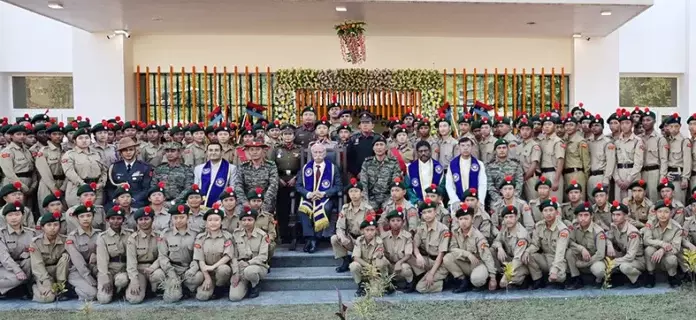 Governor ने NCC कैडेट्स से राष्ट्र पहले की भावना अपनाने का आग्रह किया। Governor ने NCC कैडेट्स से राष्ट्र पहले की भावना अपनाने का आग्रह किया।