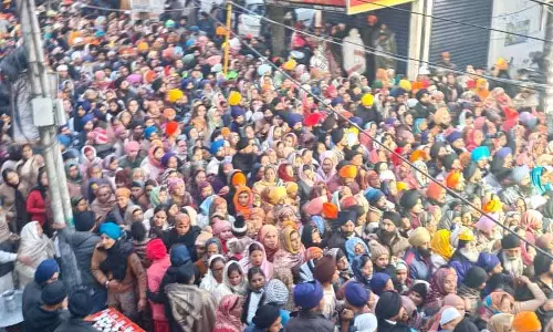 Chamkaur Sahib में तीन दिवसीय वार्षिक शहीदी जोर मेला शुरू Chamkaur Sahib में तीन दिवसीय वार्षिक शहीदी जोर मेला शुरू