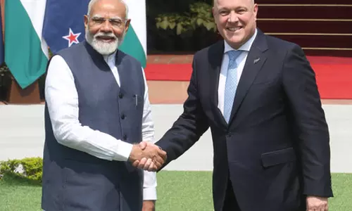 भारत-न्यूजीलैंड एफटीए: 95 प्रतिशत सामानों पर टैरिफ में कटौती, 5 साल में व्यापार को दोगुना करने का लक्ष्य भारत-न्यूजीलैंड एफटीए: 95 प्रतिशत सामानों पर टैरिफ में कटौती, 5 साल में व्यापार को दोगुना करने का लक्ष्य