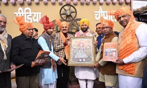 Haryana : प्रदर्शनी में हरियाणा की ग्रामीण संस्कृति जीवंत हो उठी