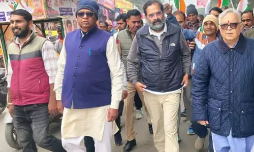 Congress के नेतृत्व वाली सद्भावना यात्रा का रेवाड़ी में समापन हुआ