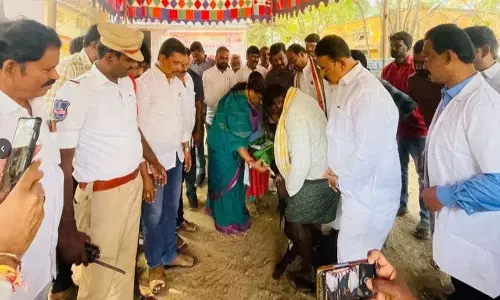 कोडाद में नया क्षेत्रीय पशु चिकित्सालय भवन: MLA Padmavati कोडाद में नया क्षेत्रीय पशु चिकित्सालय भवन: MLA Padmavati
