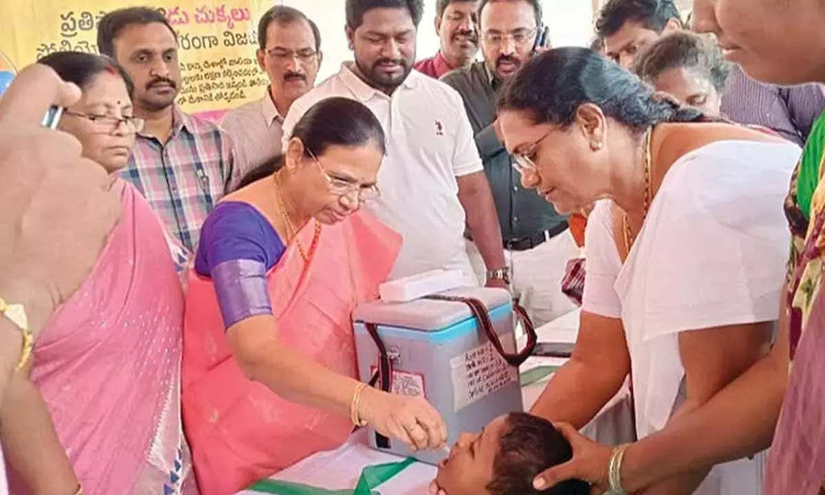 DMHO ने लोगों से नेल्लोर को पोलियो मुक्त बनाने की अपील की है DMHO ने लोगों से नेल्लोर को पोलियो मुक्त बनाने की अपील की है
