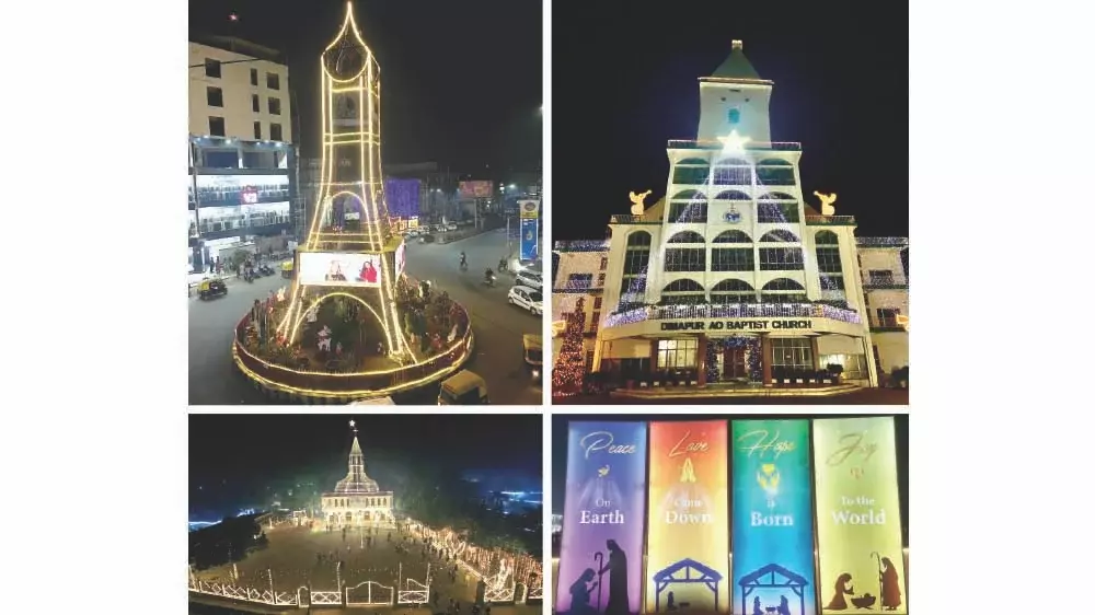 Nagaland : दीमापुर का जीवंत उत्सव का माहौल और भव्यता