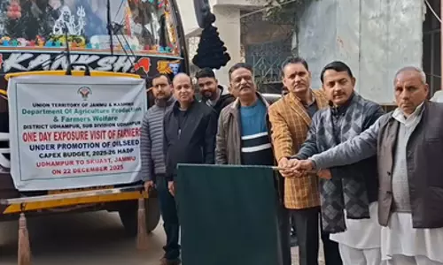 J&K: किसानों ने कृषि विश्वविद्यालय में तिलहन खेती की जानकारी हासिल की