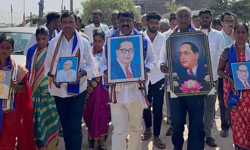 Munipalli Mandal में अंबेडकर रैली के साथ सरपंच शपथ ग्रहण समारोह Munipalli Mandal में अंबेडकर रैली के साथ सरपंच शपथ ग्रहण समारोह