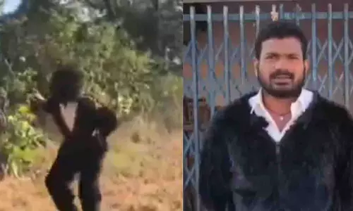 तेलंगाना: बंदरों से निपटने BRS सरपंच ने भालू की पोशाक पहनी