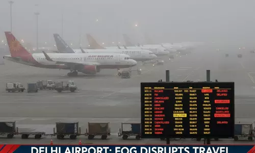 Weather Airport: 500 से अधिक उड़ानों में देरी, 14 उड़ानें रद्द
