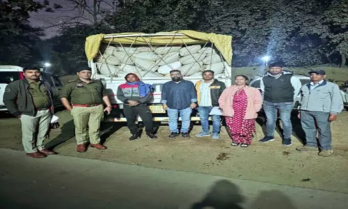 अवैध धान खरीदी-बिक्री पर शिकंजा, माजदा वाहन सहित 150 बोरी धान जप्त अवैध धान खरीदी-बिक्री पर शिकंजा, माजदा वाहन सहित 150 बोरी धान जप्त