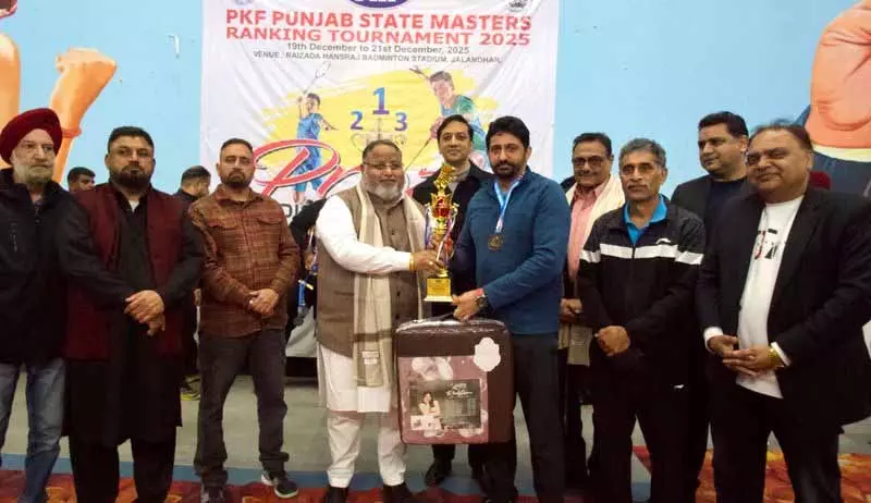 Mayank and Lakhwinder ने राज्य बैडमिंटन टूर्नामेंट में डबल क्राउन जीते Mayank and Lakhwinder ने राज्य बैडमिंटन टूर्नामेंट में डबल क्राउन जीते