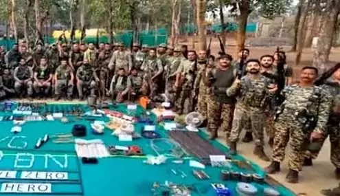 नक्सलियों की ऑर्डिनेंस फैक्ट्री ध्वस्त, सुकमा में फोर्स को मिली बड़ी सफलता नक्सलियों की ऑर्डिनेंस फैक्ट्री ध्वस्त, सुकमा में फोर्स को मिली बड़ी सफलता