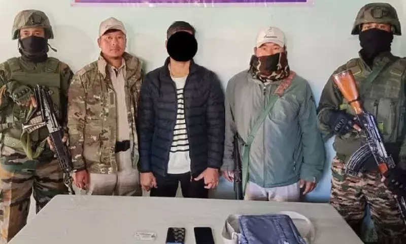 Manipur: सुरक्षा बलों ने इंफाल पश्चिम में RPF/PLA कैडर को गिरफ्तार किया