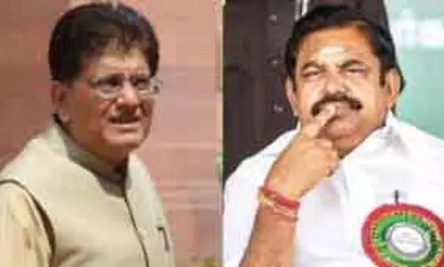 पीयूष गोयल ने EPS से मुलाकात की: 2026 चुनावों के लिए सीट-शेयरिंग पर चर्चा की