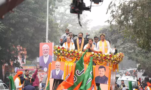 भाजपा राष्ट्रीय कार्यकारी अध्यक्ष नितिन नबीन पहुंचे अपनी कर्मस्थली पटना, रोड शो...