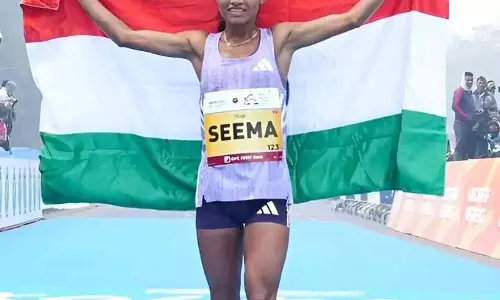 Chamba की सीमा ने टाटा स्टील वर्ल्ड 25,000 मीटर रेस में गोल्ड जीता Chamba की सीमा ने टाटा स्टील वर्ल्ड 25,000 मीटर रेस में गोल्ड जीता