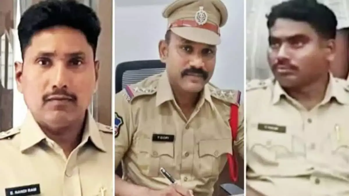 Telangana के डीजीपी ने तीन पुलिस अधिकारियों को सस्पेंड किया