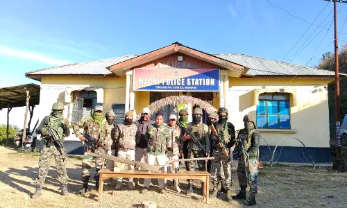 मणिपुर पुलिस ने हथियार और गोला-बारूद बरामद किए, PLA के गुर्गों का भंडाफोड़ किया